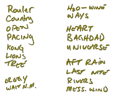 Setlist