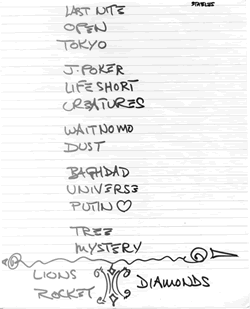Stables setlist