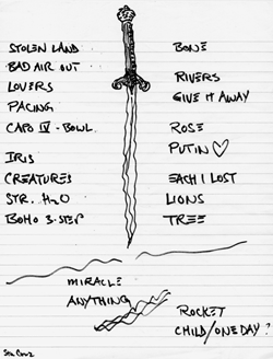 Santa Cruz setlist