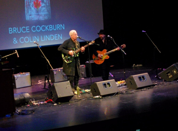 Bruce Cockburn - Colin Linden - Canadian Folk Music Awards2016