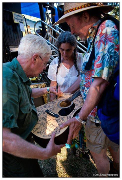 Bruce Cockburn - SEVA guitar - Kate Wolf Festival 25June2017- photo by Kim Sallaway