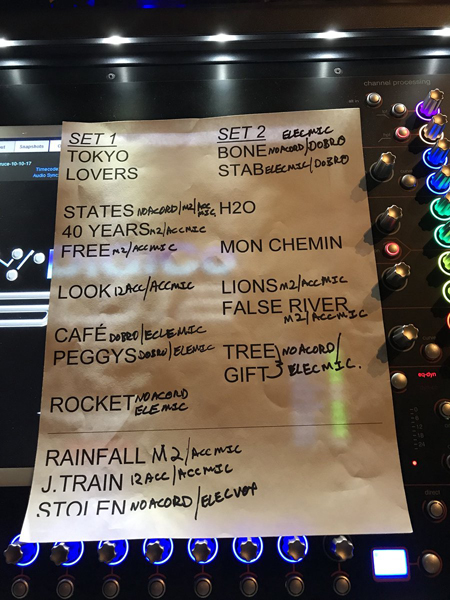 Bruce Cockburn & band  - November 18, 2017 -  photo Susan Przybylo