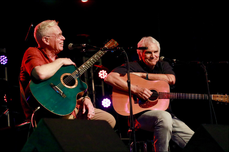 Bruce Cockburn & Verlon Thompson - Suwannee Roots Revival - Florida - 13Oct18 - photo Larry John Fowler