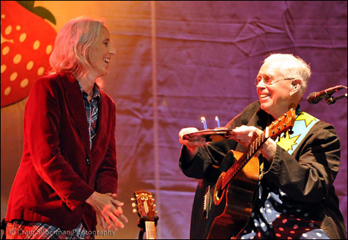 Bruce Cockburn & Rita Hosking - birthday at Strawberry Music Festival