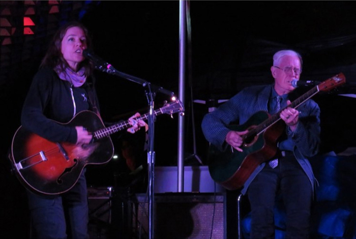 Ani DiFranco and Bruce Cockburn - Winnipeg - 8 June 2019 - photo rivercitylee instagram