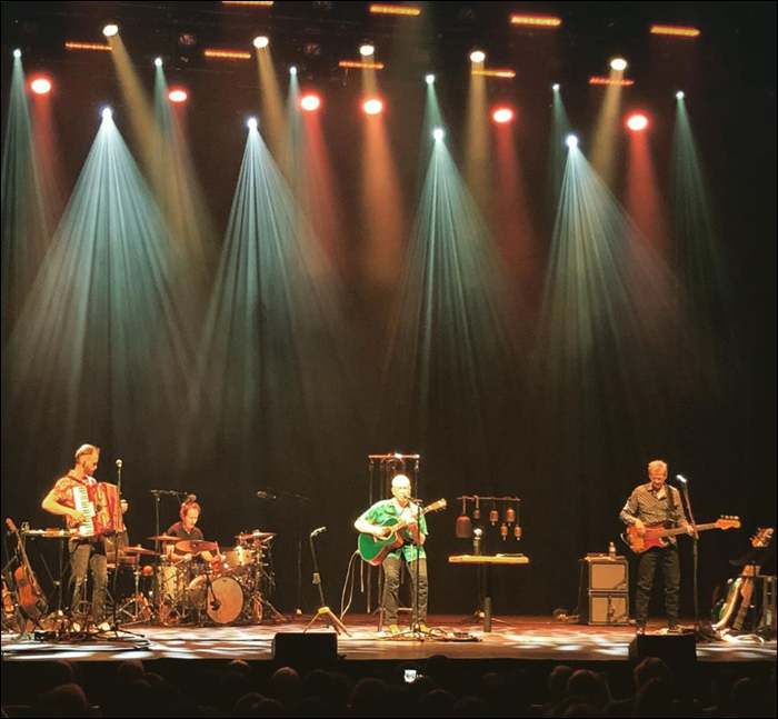 Bruce Cockburn & band - North Bay Capitol Centre - 12 July 2019 - photo Amber Davis - Instagram