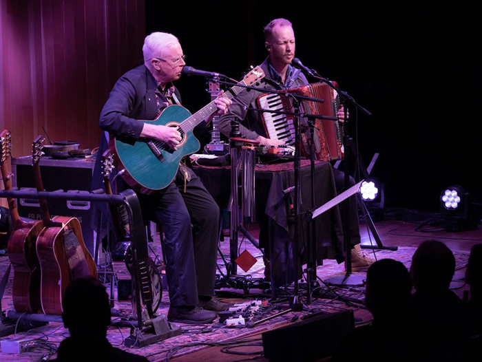 Bruce Cockburn  & John Aaron Cockburn - Freight & Salvage - Berkeley CA  - 22 November 2019 - photo Irene Young