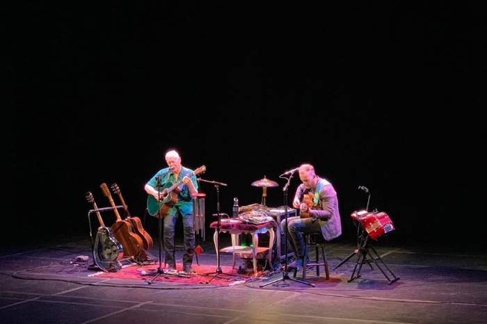 Bruce Cockburn & John Aaron Cockburn John S Umble Center 24September19 photo-Gina Leichty