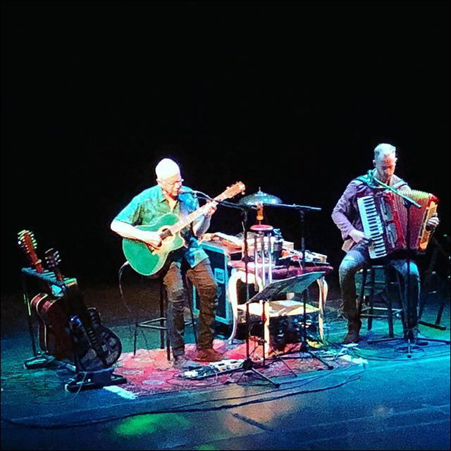 Bruce Cockburn & John Aaron Cockburn John S Umble Center 24September19 photo-Marshall King