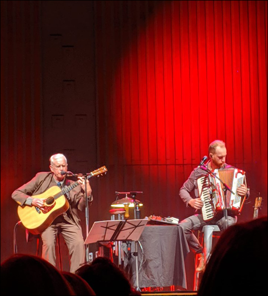 Bruce Cockburn & John Aaron Cockburn - Centennial Hall - London ON  - 20 October 2019 - photo Sue Cque