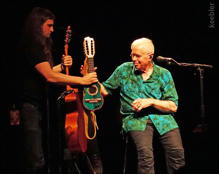 Bruce Cockburn & Mat Kirby - 7Aug19 - Trail, BC - photo Daniel Keebler