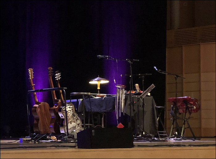 Bruce Cockburn - stage - Vancouver BC  - 9 November 2019 - photo Bill Boni
