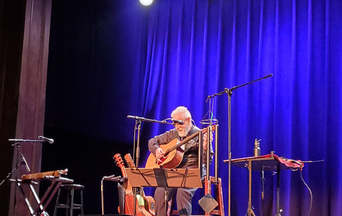 Bruce Cockburn - 19 December 2021 - Neptune - Seattle - photo Steve Numbers