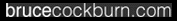 brucecockburn.com title logo