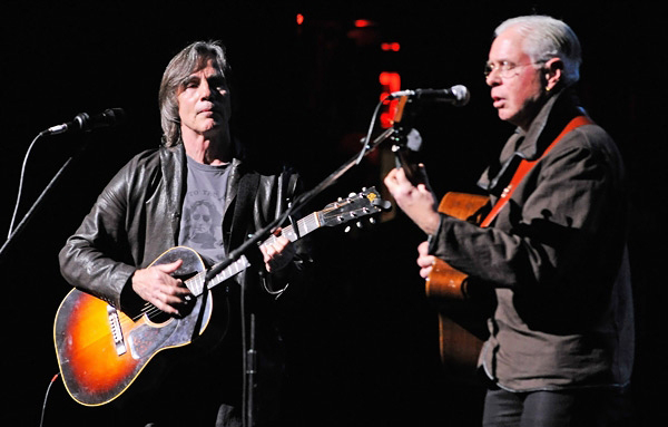 Jackson Browne and Bruce Cockburn at Bring Leonard Peltier Home Concert 12-15-12