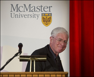 Bruce Cockburn at McMaster Ceremony 7 May 2013 - Photo Scott Gardener