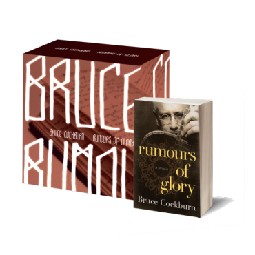 Bruce Cockburn's Rumours of Glory box set and book