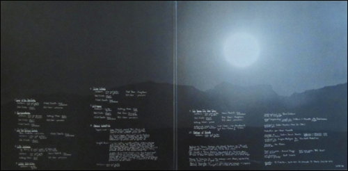 Inside jacket cover - Bruce Cockburn