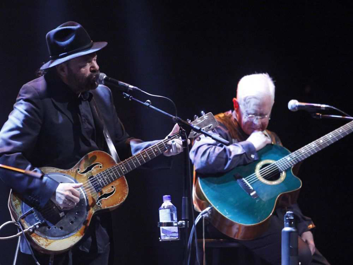 Bruce Cockburn � Colin Linden - JUNO 2017 � photo � Patrick Doyle / The Ottawa Citizen