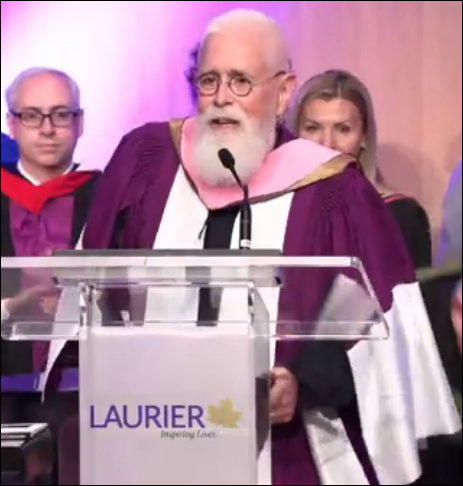 Bruce Cockburn receives honorary Doctor of Music - WLU