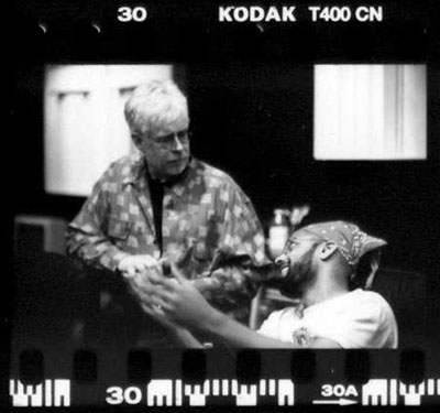 Andy and Bruce in the studio