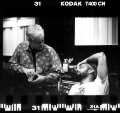 Andy and Bruce in the studio