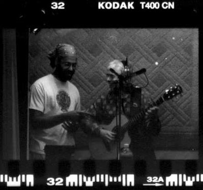 Andy and Bruce in the studio