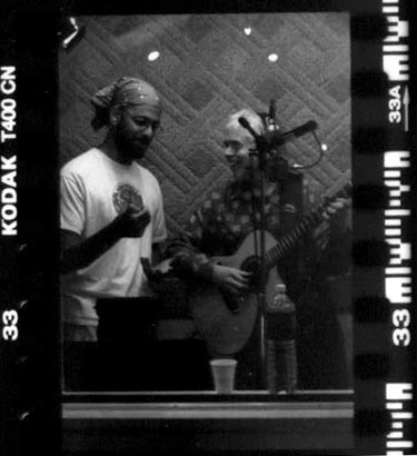 Andy and Bruce in the studio
