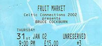Glasgow ticket stub