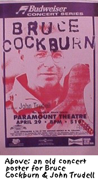 An old Bruce Concert poster