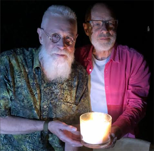 Bruce Cockburn & Brian Eno -  August 2023 - photo by Martin Wroe