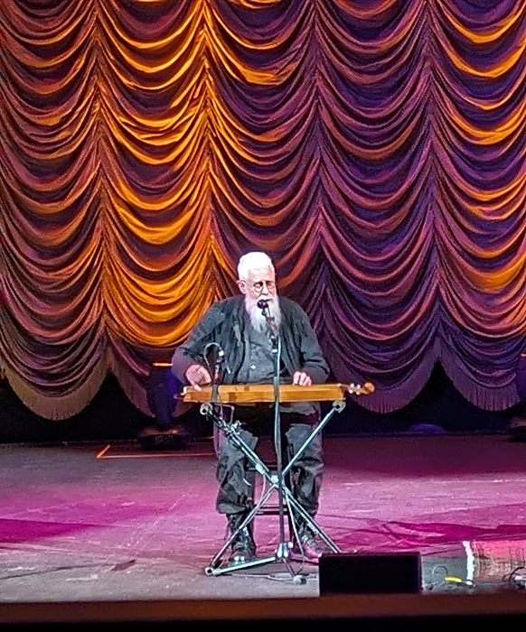 Bruce Cockburn 30nov23 Crest Sacramento photo John Peregrim