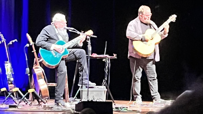 Bruce Cockburn & Don Ross -  21 October 2023 - Halifax, NS -  photo Don Ross