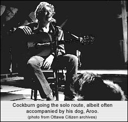 With his dog Aroo